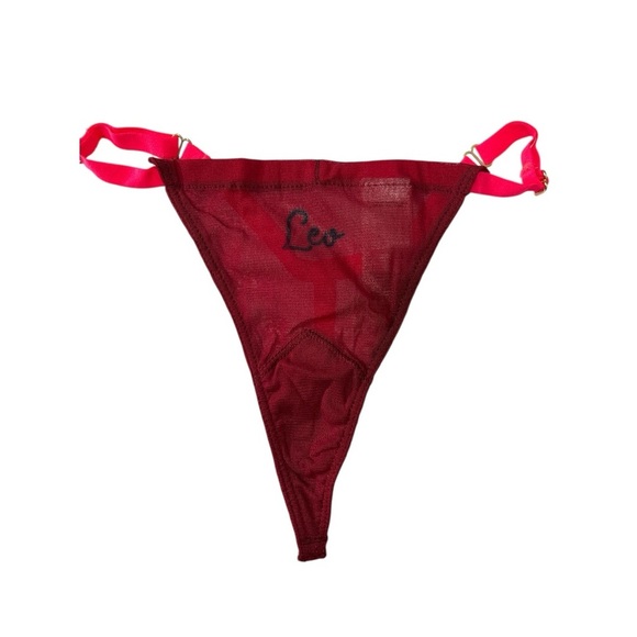 We Are HAH Other - We Are HAH Free People Leo Zodiac Thongs 3 Pack Fire Haht Adjustable OS Red New